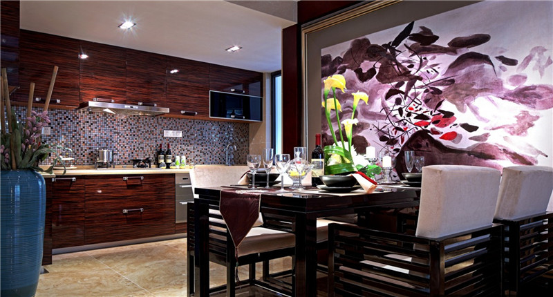 东南亚风格设计黄石宏维星都装修效果图