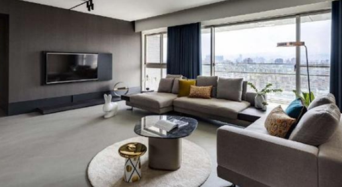 现代简约装修风格，高端大气上档次，灰色调简直是太好看