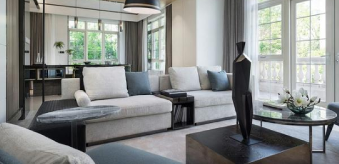 360平方的现代简约装修风格别墅，时尚又纯朴，你不容错过