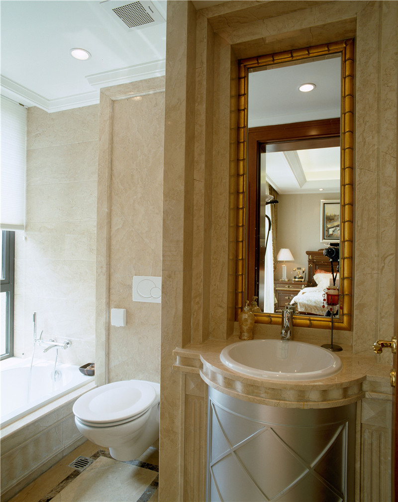 简欧风格常州路劲城市印象115平米装修效果图