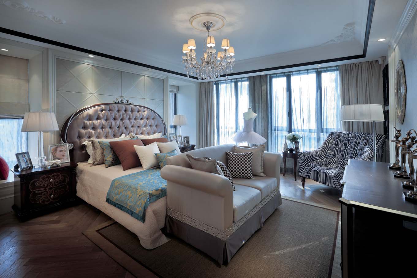 简欧风格常州香樟园166平米装修效果图