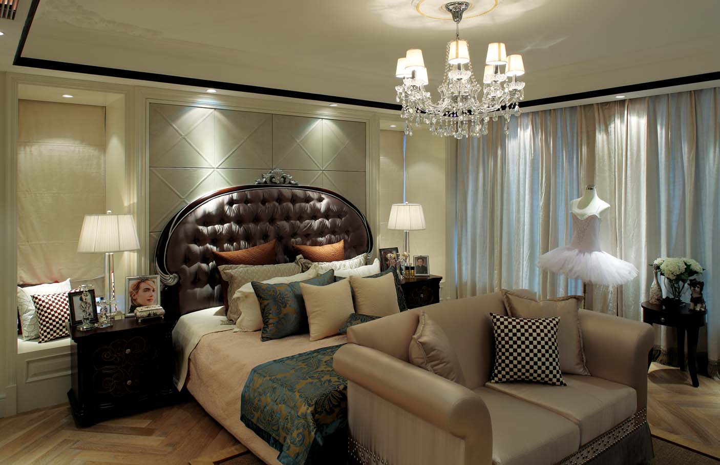 简欧风格常州香樟园166平米装修效果图