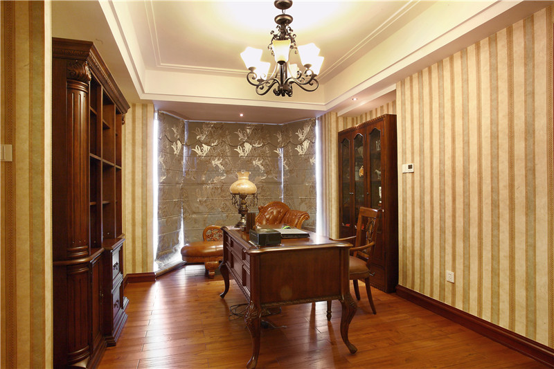 简欧风格设计成都炜岸城140平米装修效果图