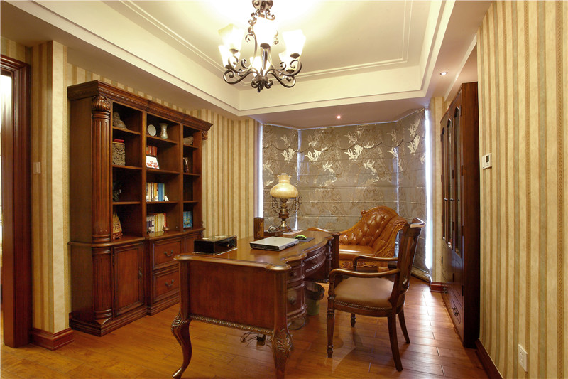 简欧风格设计成都炜岸城140平米装修效果图