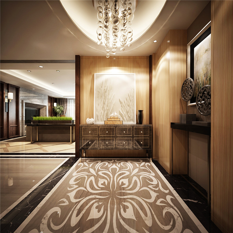 简欧风格设计成都香澜半岛131平米装修效果图