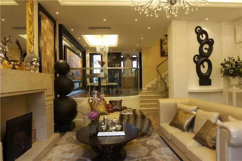 简欧风格设计大理泰丰苑152平米装修效果图