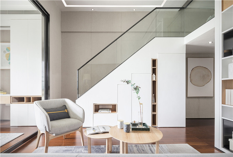 现代简约风格设计东莞居益凯景中央124平米装修效果图