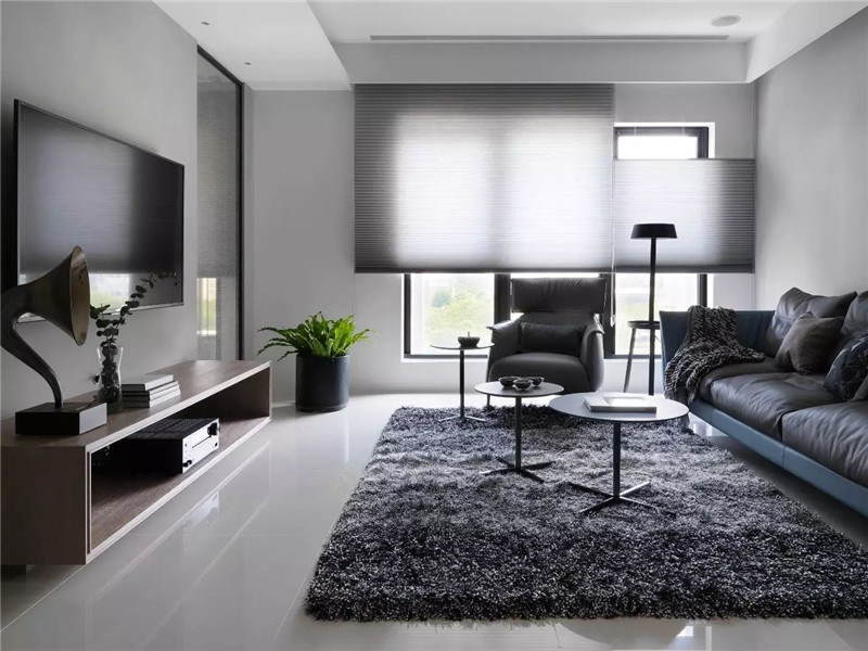 现代简约风格设计万科紫台100平米装修效果图