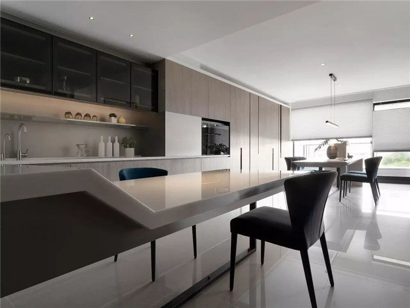 现代简约风格设计万科紫台100平米装修效果图