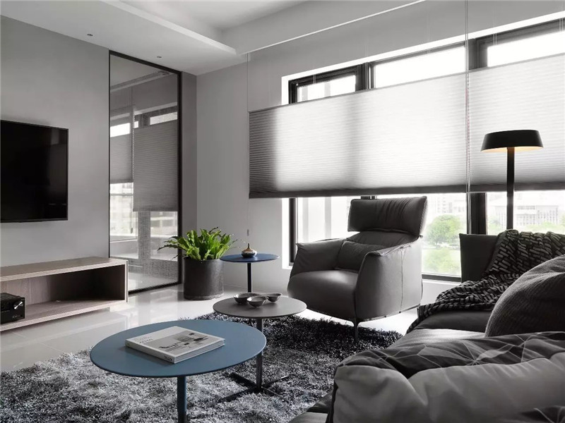 现代简约风格设计万科紫台100平米装修效果图