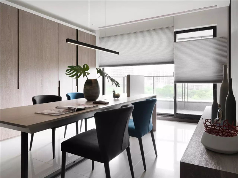 现代简约风格设计万科紫台100平米装修效果图