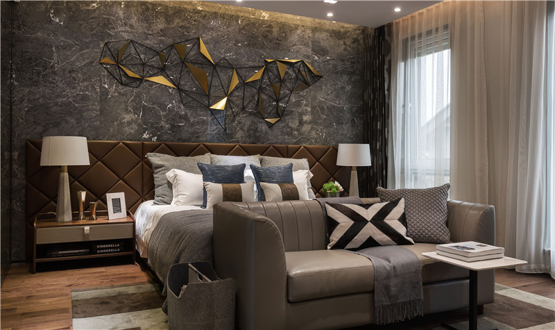 现代简约风格设计东莞黄金花园142平米装修效果图