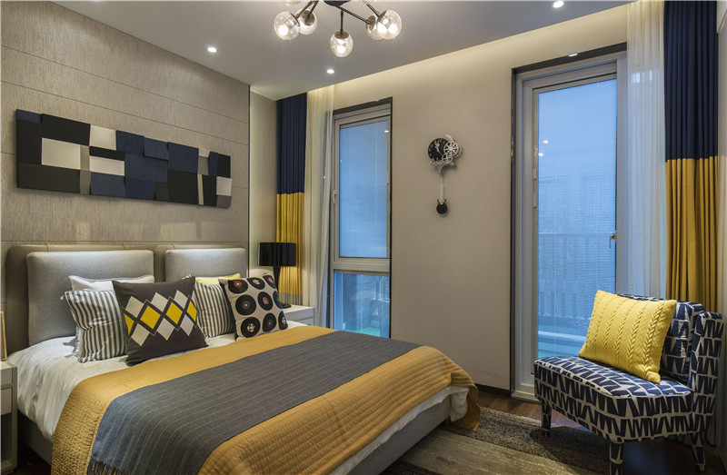 现代简约风格设计东莞黄金花园142平米装修效果图