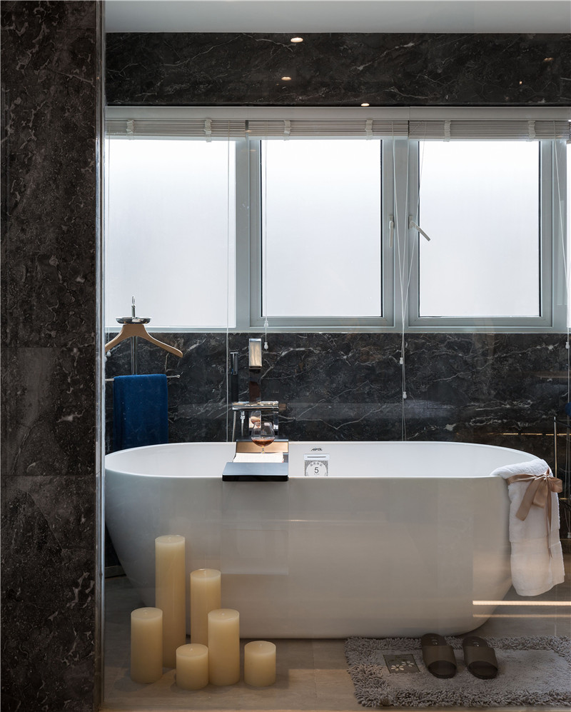 现代简约风格设计东莞黄金花园142平米装修效果图