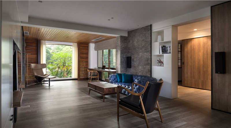 现代简约风格设计佛山佳兆业金域天下117平米装修效果图