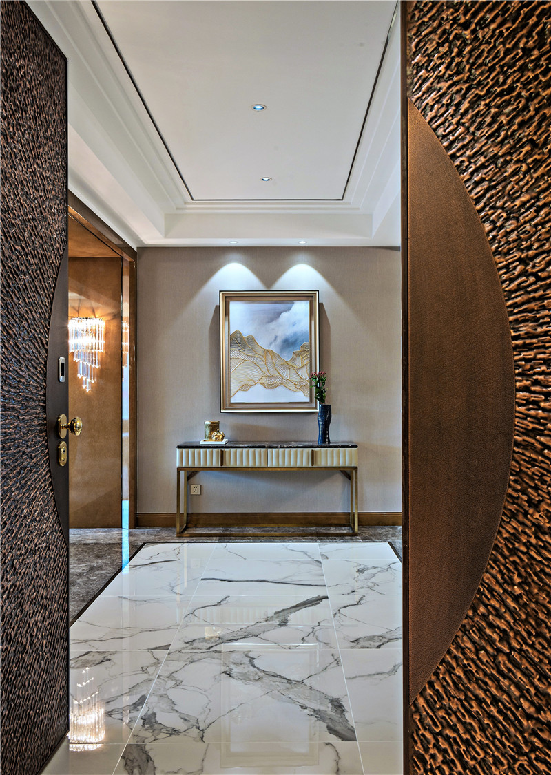 现代简约风格设计佛山保利西雅图124平米装修效果图