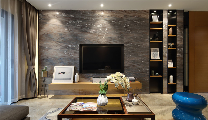 现代简约风格设计佛山嘉悦名居114平米装修效果图