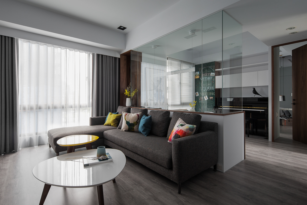 现代简约风格设计佛山樵晖新城123平米装修效果图