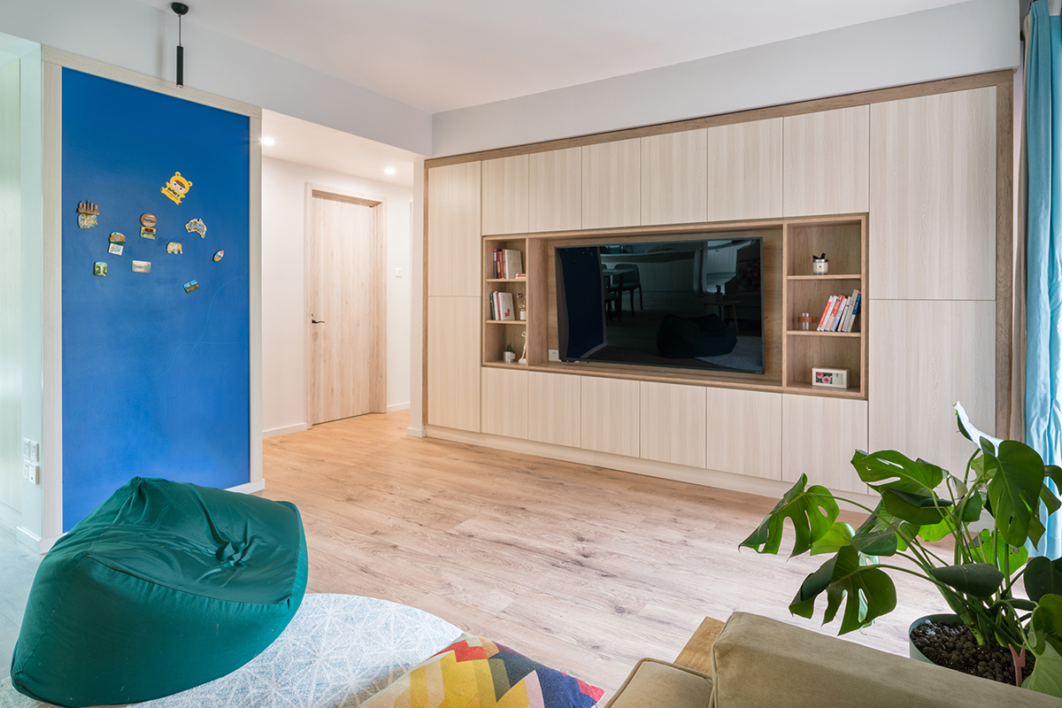 北欧风格设计抚州带湖花城99平米装修效果图