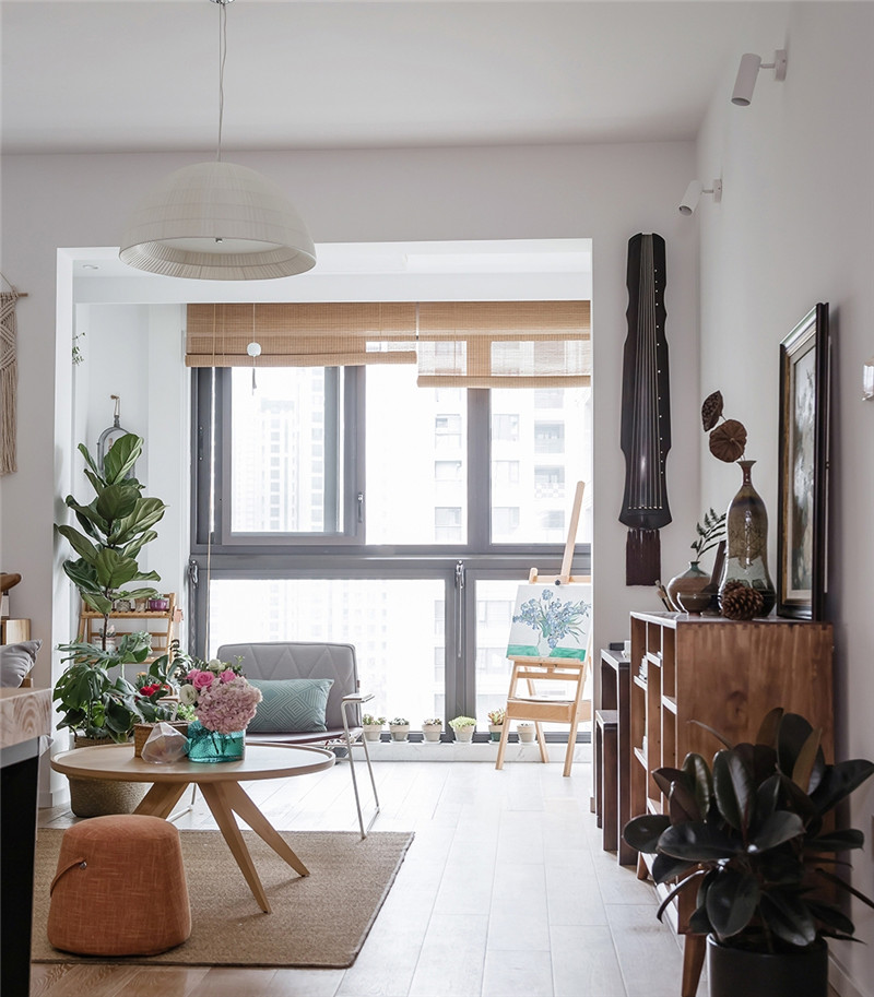 北欧风格设计广州中海花城湾99平米装修效果图