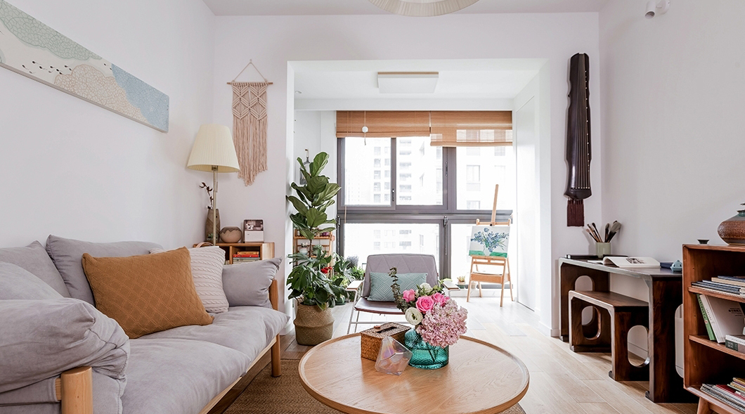 北欧风格设计广州中海花城湾99平米装修效果图