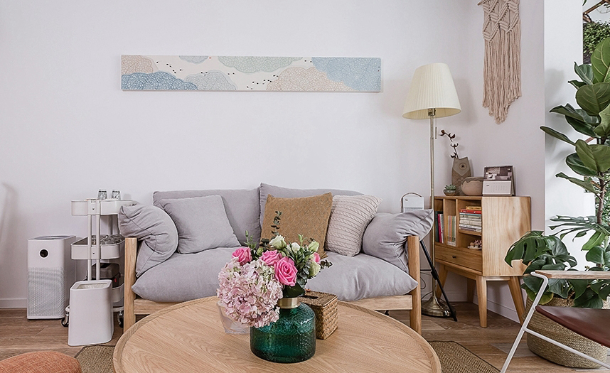 北欧风格设计广州中海花城湾99平米装修效果图