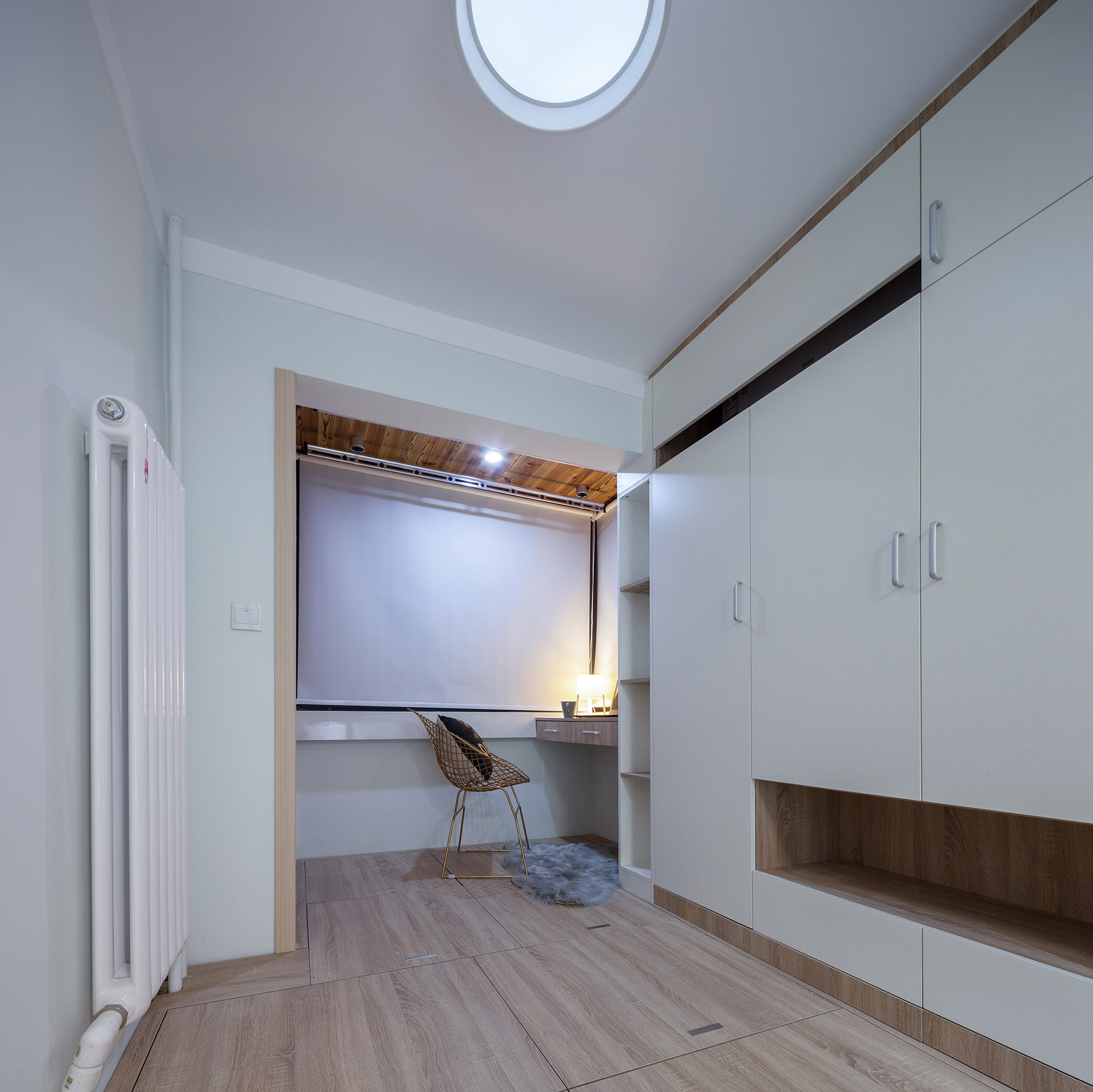 北欧风格设计贵港港宝廊景园88平米装修效果图