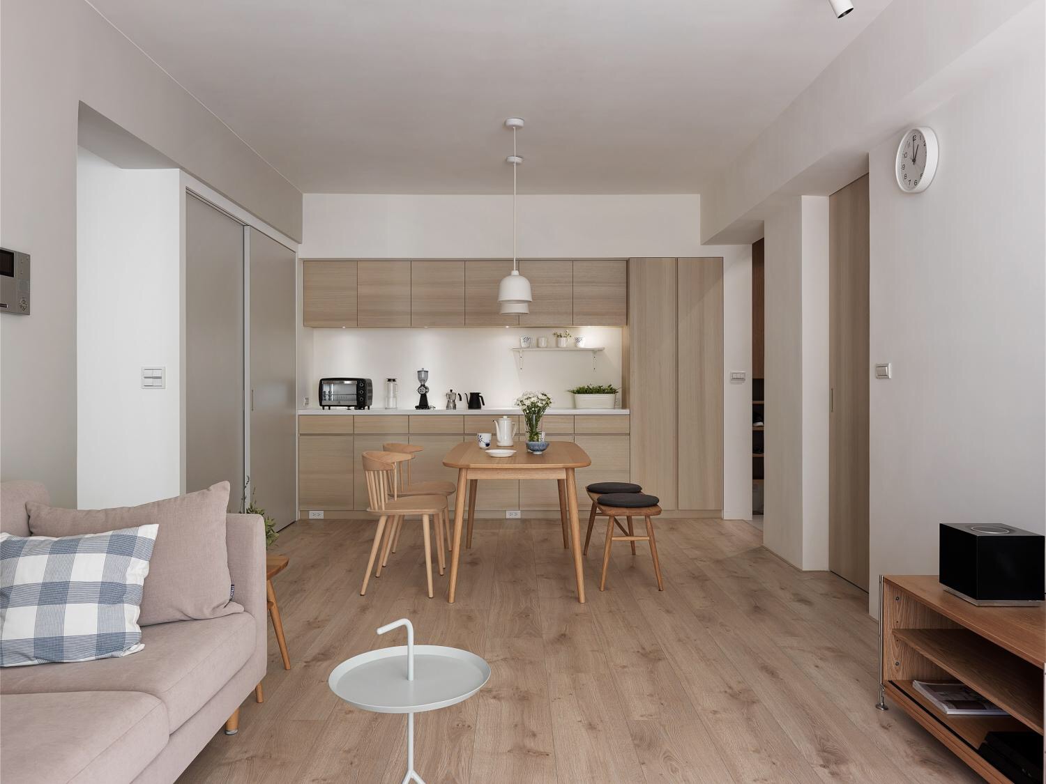 北欧风格设计69平米装修效果图