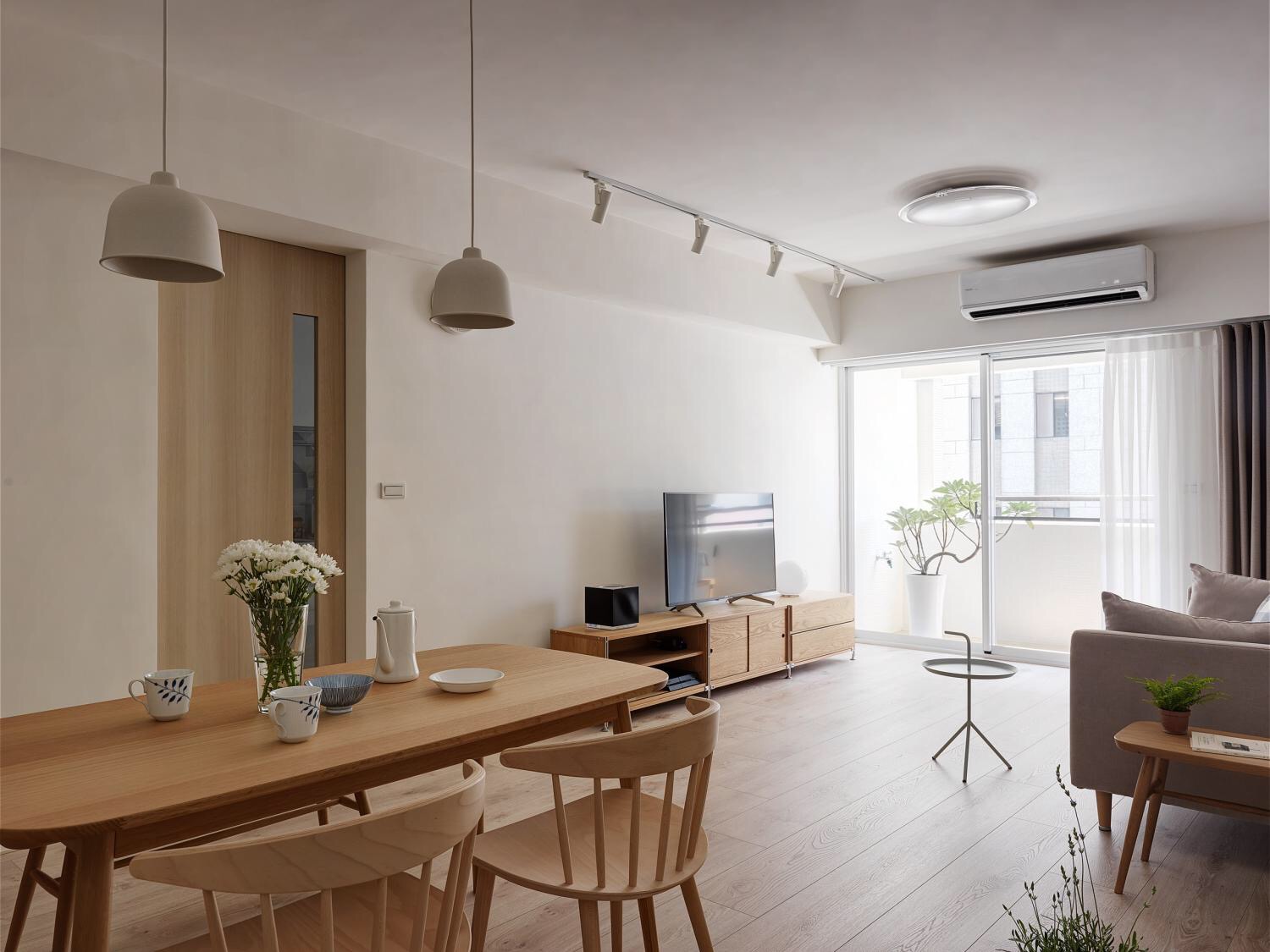 北欧风格设计69平米装修效果图