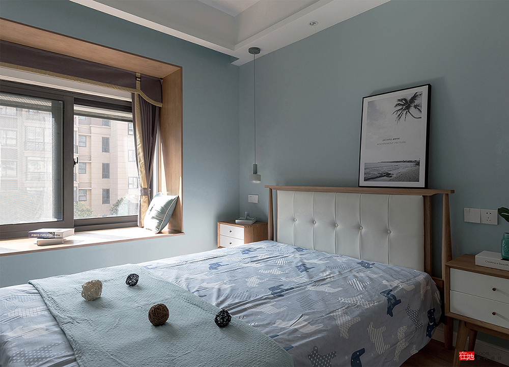 北欧风格设计杭州元成时代中心82平米装修效果图