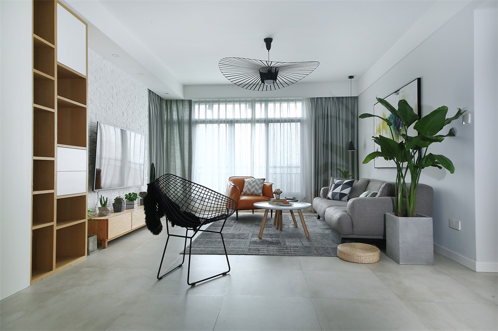 北欧风格设计115平米装修效果图