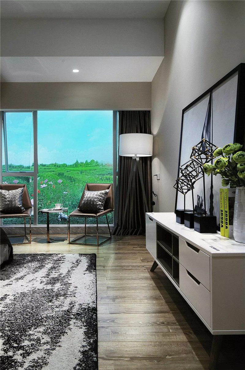 简约风格设计惠州翠堤尚园66平米装修效果图