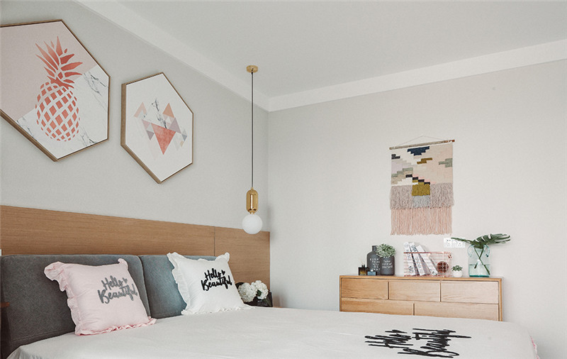 简约风格设计济南黄金时代85平米装修效果图