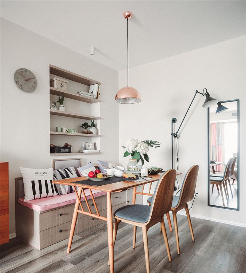 简约风格设计济南黄金时代85平米装修效果图