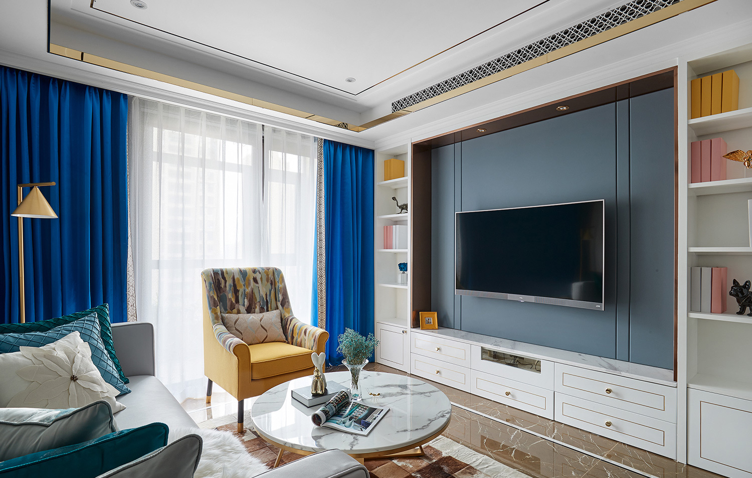 简约风格设计嘉兴嘉德花苑69平米装修效果图