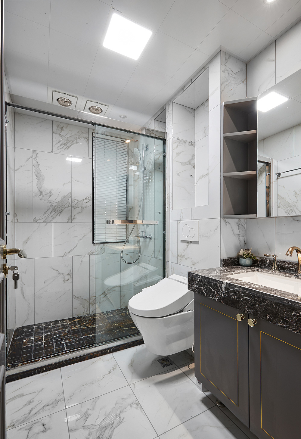 简约风格设计嘉兴嘉德花苑69平米装修效果图