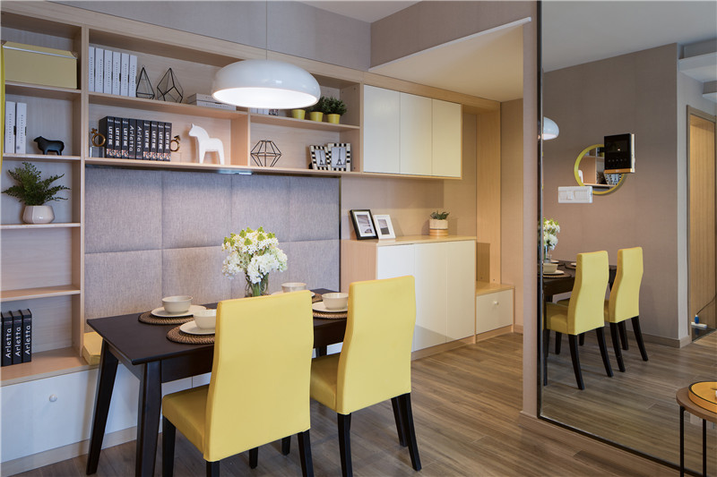 简约风格设计嘉兴云洲苑63平米装修效果图