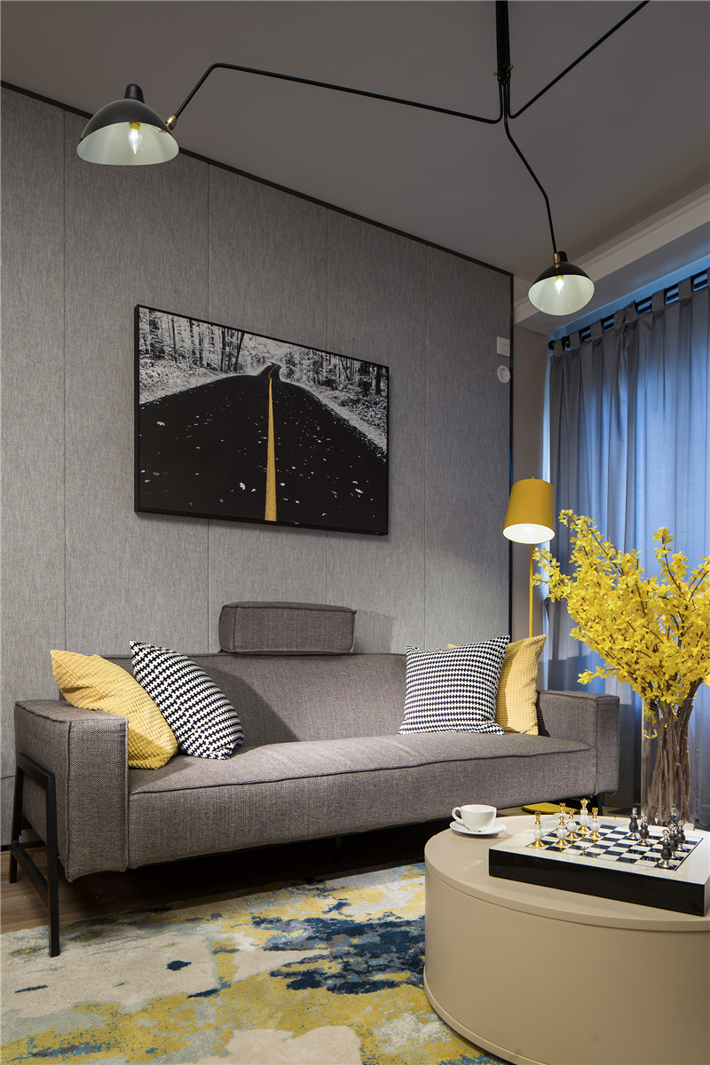 简约风格设计嘉兴云洲苑63平米装修效果图