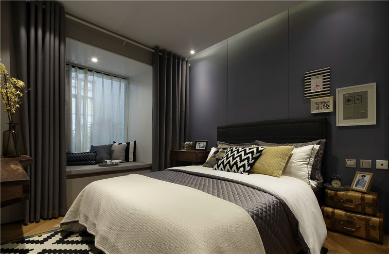 简约风格设计87平米装修效果图