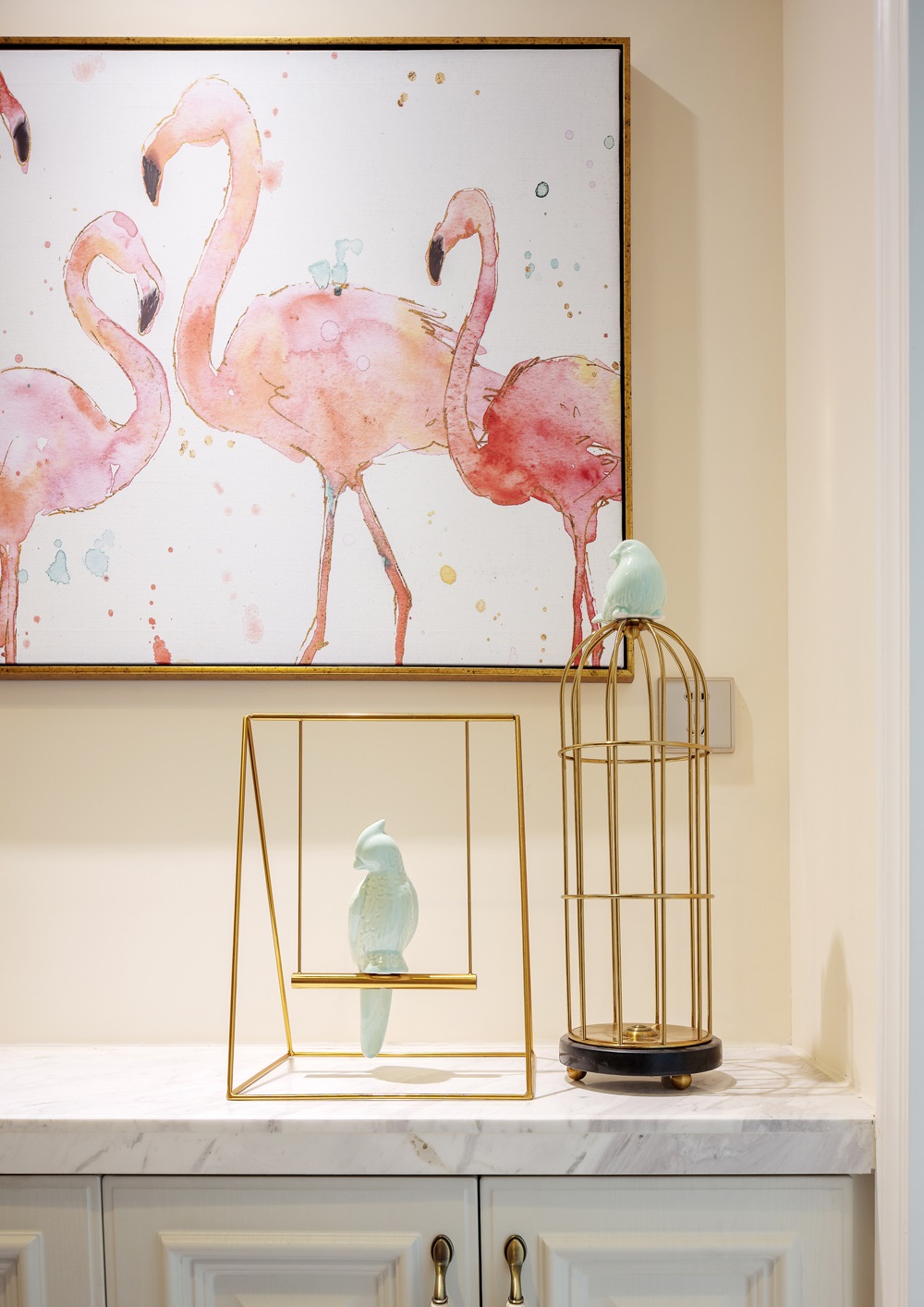 美式复古风格昆明泛亚城邦144平米装修效果图