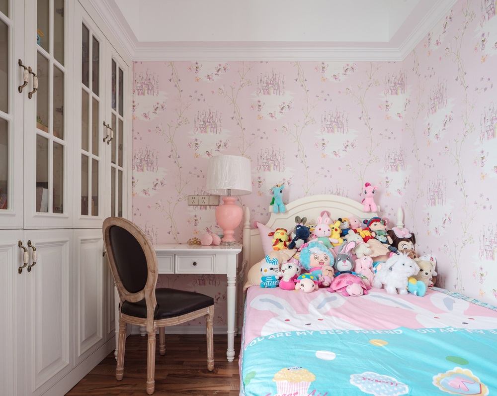 美式复古风格昆明泛亚城邦144平米装修效果图