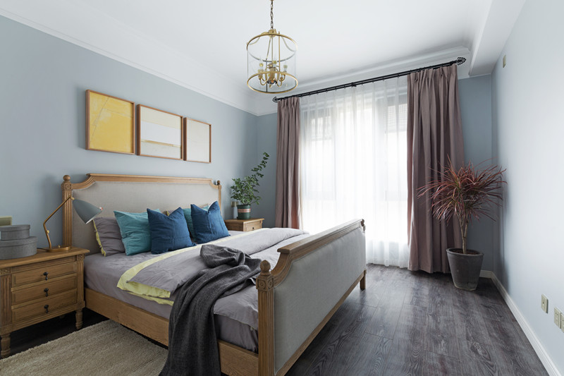 美式复古风格昆明名宅东辰苑160平米装修效果图