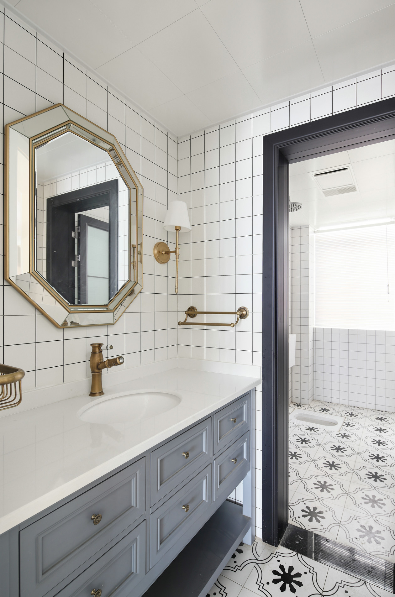 美式复古风格131平米装修效果图