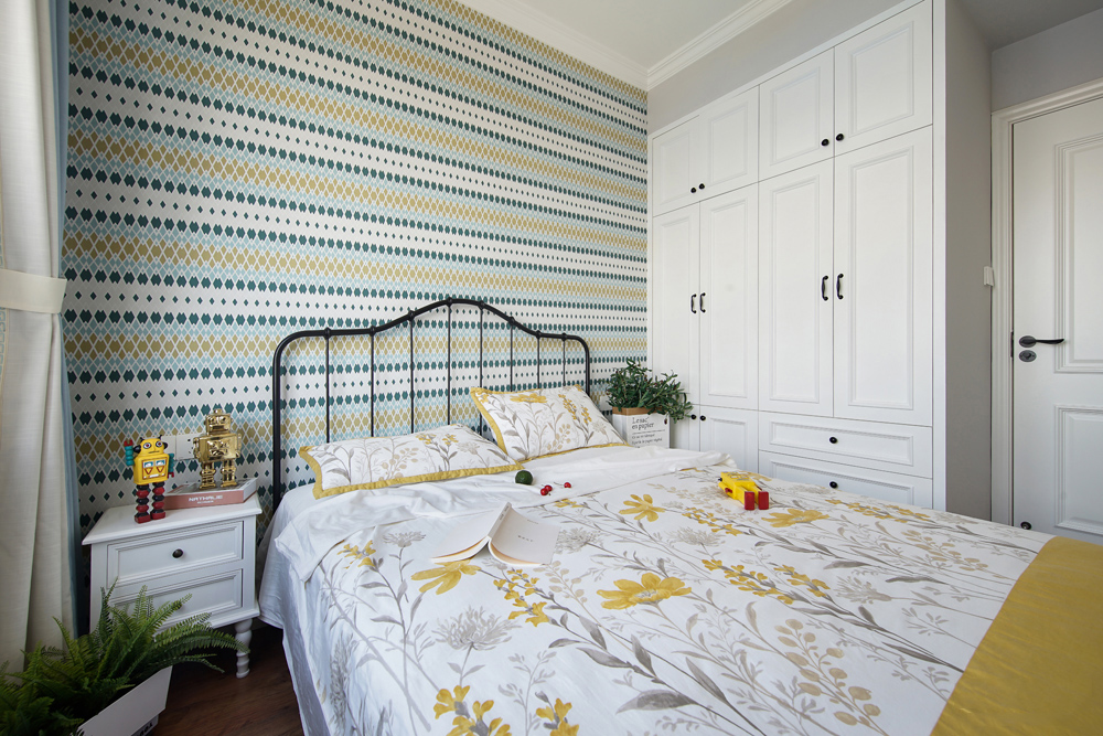 美式复古风格昆明实力锦城140平米装修效果图