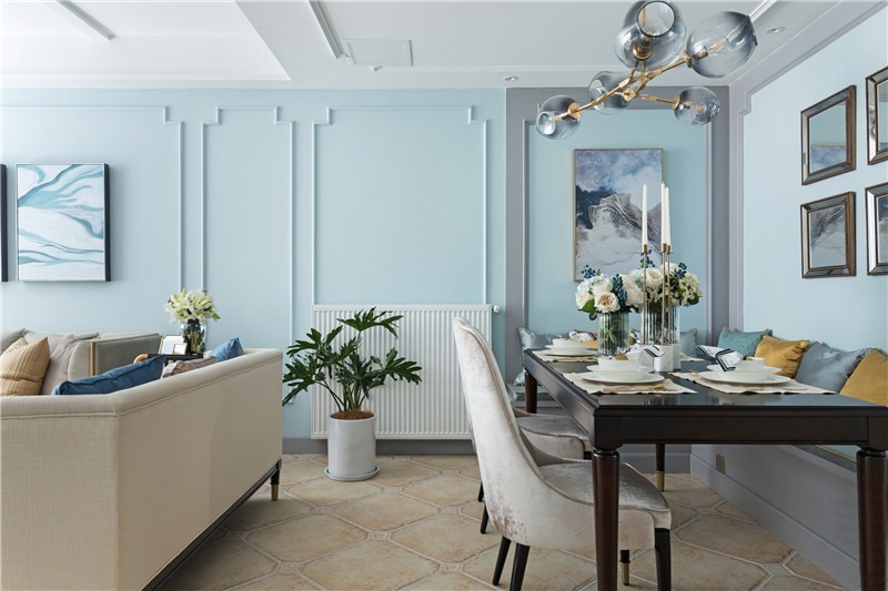 美式风格设计兰州盛世凯旋宫143平米装修效果图