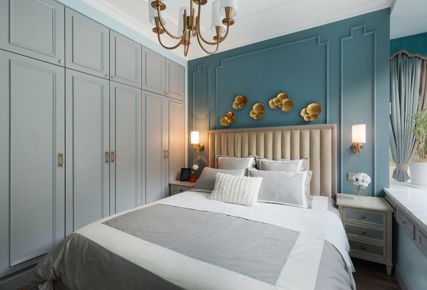 美式风格设计兰州盛世凯旋宫143平米装修效果图