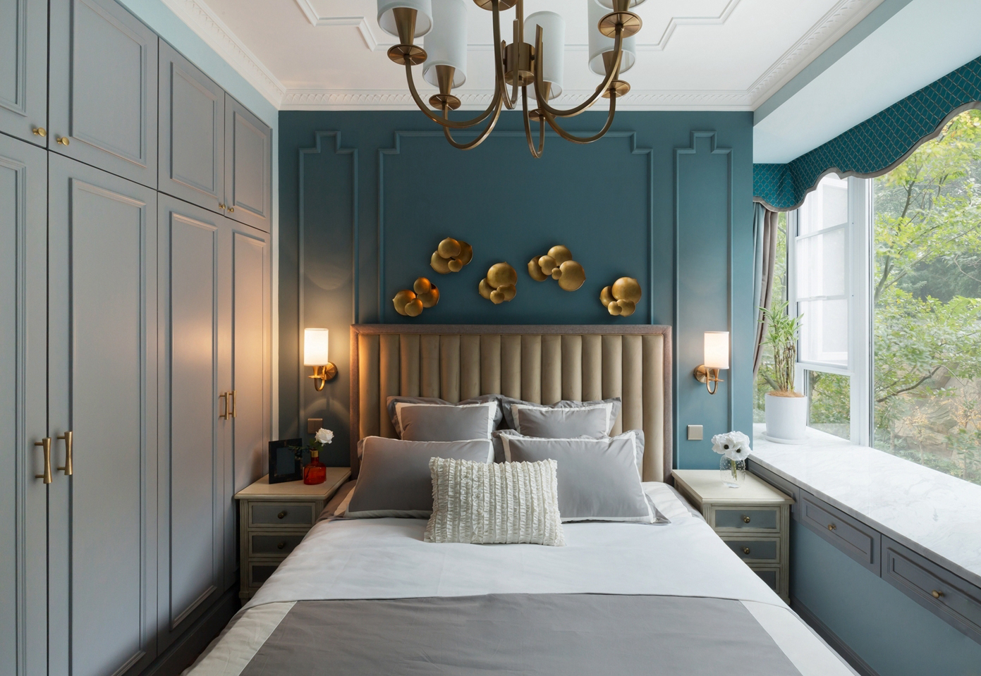 美式风格设计兰州盛世凯旋宫143平米装修效果图