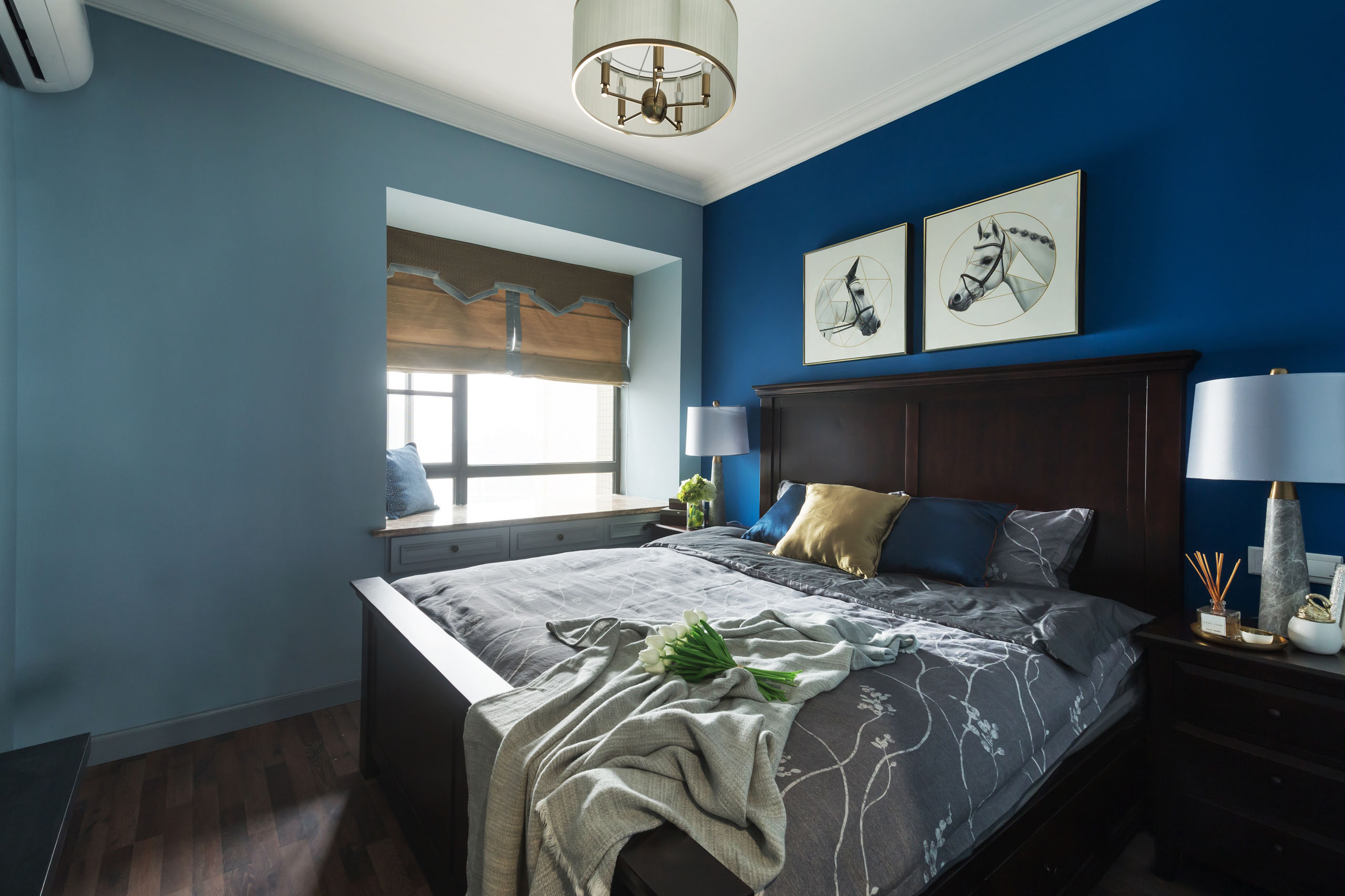 美式风格设计兰州明珠家园134平米装修效果图