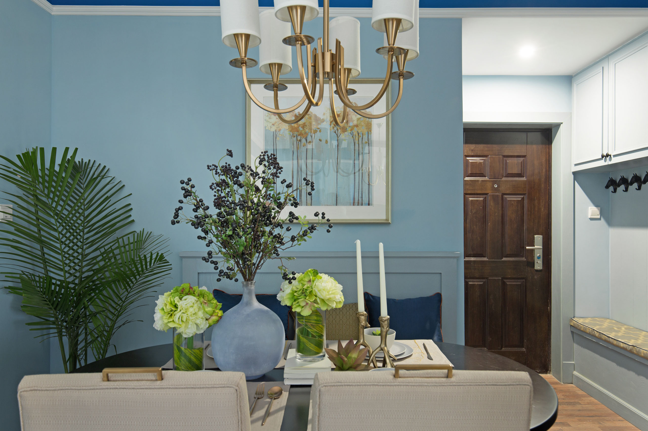 美式风格设计兰州明珠家园134平米装修效果图