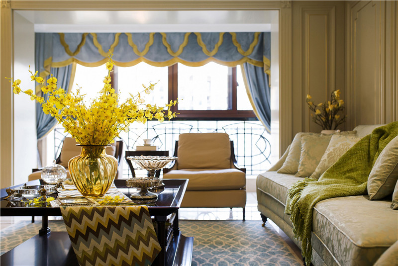 美式风格设计140平米装修效果图